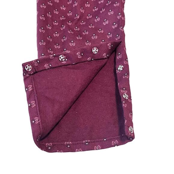 Vintage Tostmann Trachten Oktoberfest Dirndl Germany Burgundy Women's Dress EU42 - Picture 8 of 11